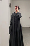 Marc le bihan double collar robe 2130 black